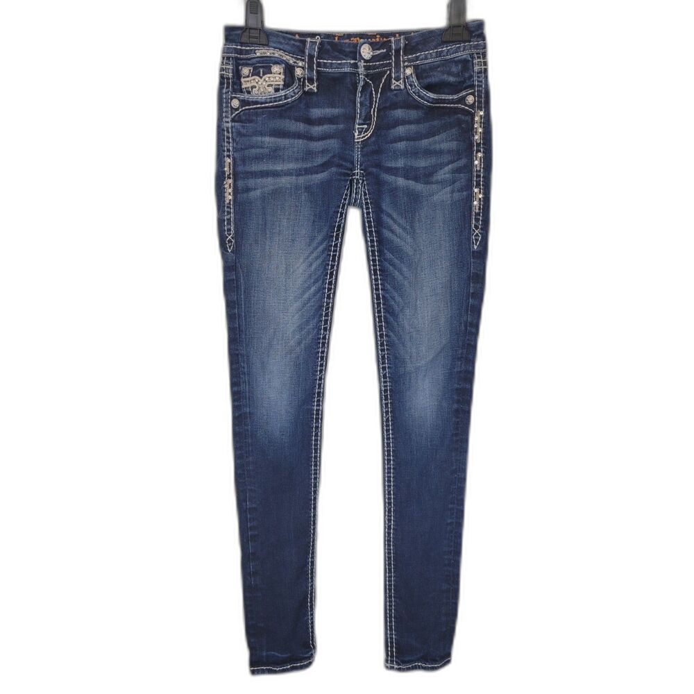 Rock Revival Karla Dark Wash Skinny Jeans